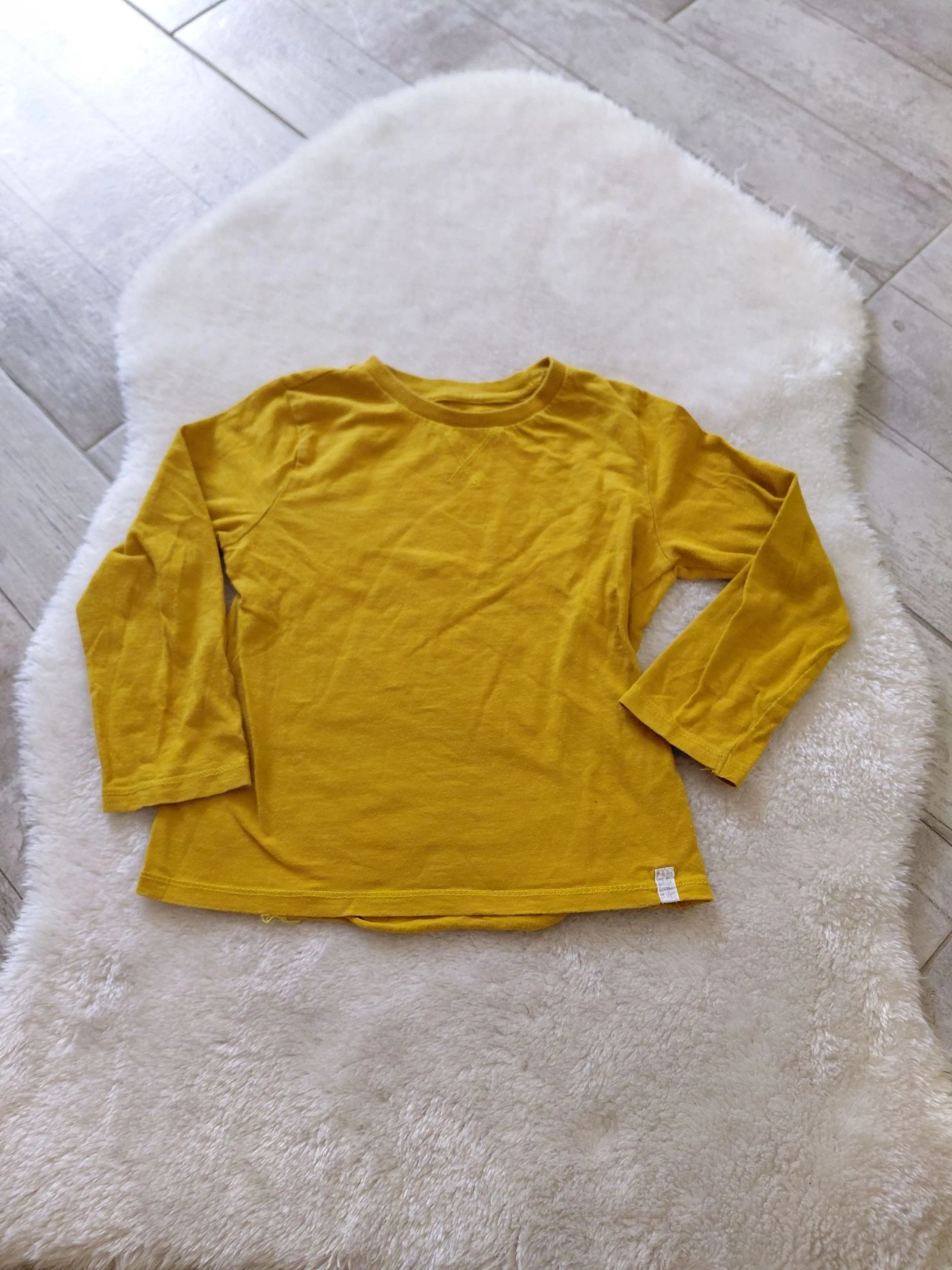 T-shirt manches longues moutarde kiabi 4 ans